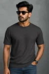 Rib Tshirt – Dark Gray